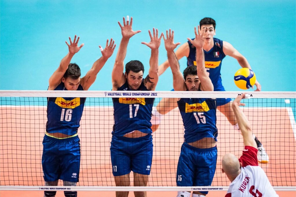 Italia cortó el reinado de Polonia - Imagen: Prensa Italia Volley 