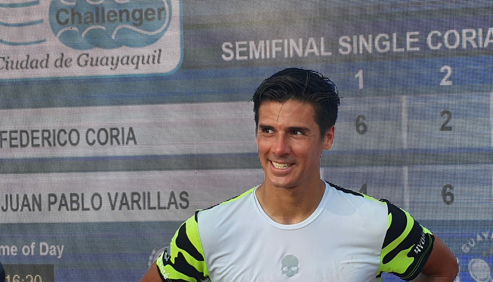 Coria se instala en la final del Challenger de tenis de Guayaquil
