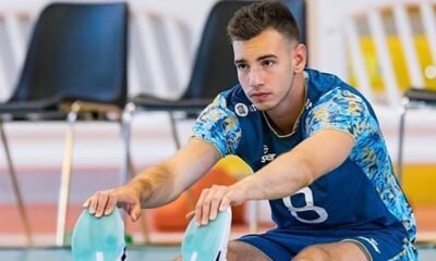 Agustín Loser, el mendocino que integra el seleccionado argentino de vóleibol, quien recibió recientemente el Olimpia de Plata