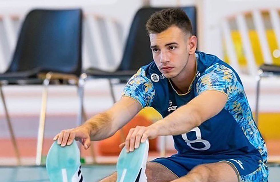 Agustín Loser, el mendocino que integra el seleccionado argentino de vóleibol, quien recibió recientemente el Olimpia de Plata