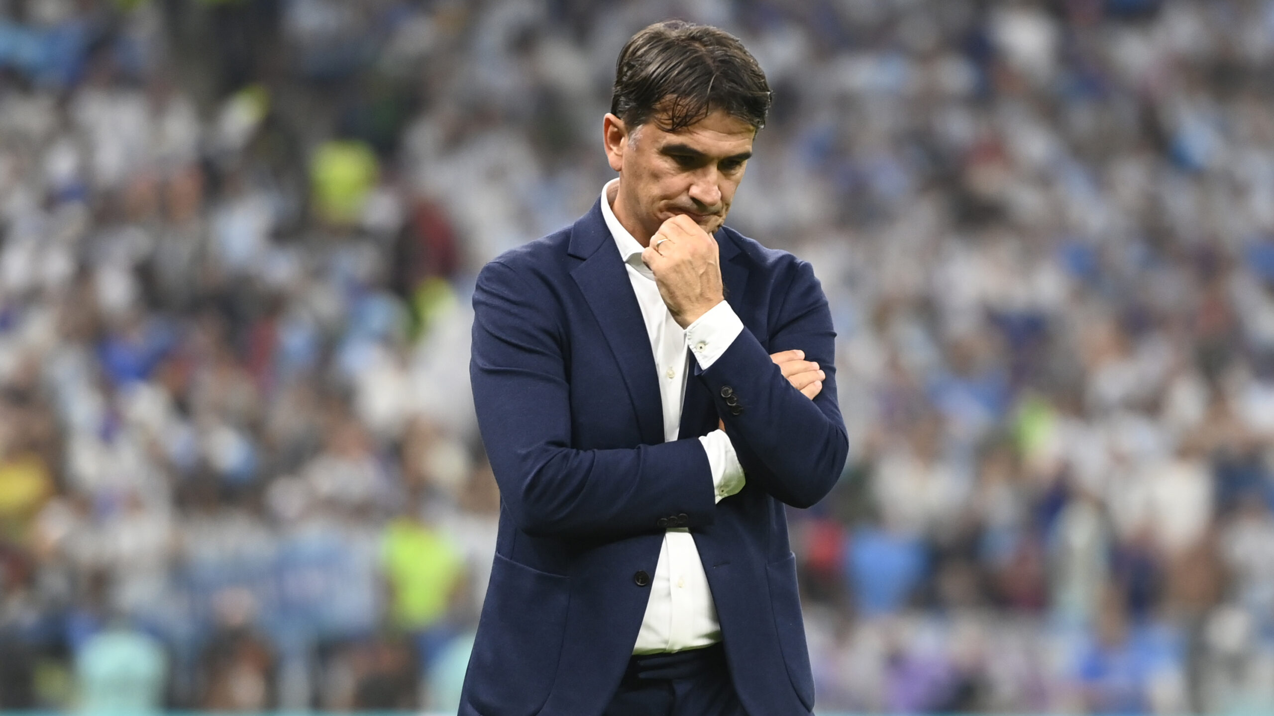 Zlatko Dalic, se rindió hoy a los pies de Lionel Messi luego de la goleada argentina, por 3 a 0, en la semifinal del Mundial de Qatar 2022