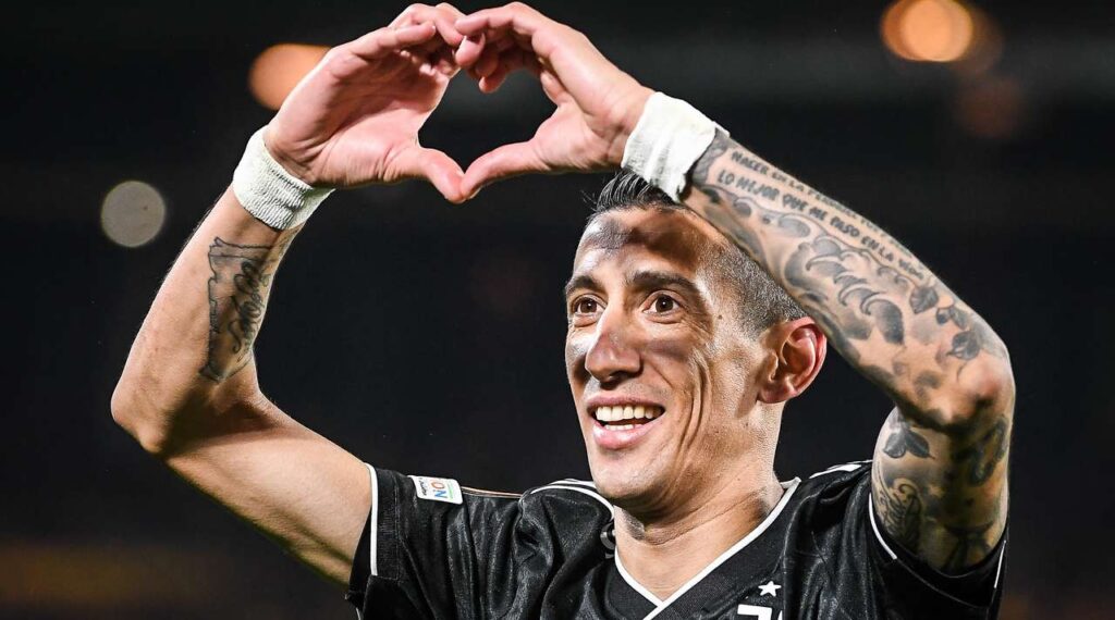 Di María necesitó apenas 20 minutos para definir el choque de la Juventus ante el Nantes por los octavos de final de la segunda fase de la Europa League. El argentino fue el protagonista del partido, anotando tres goles.
