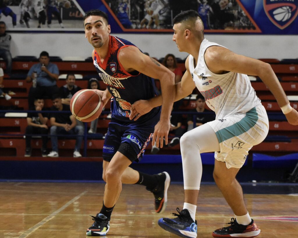 Quimsa de Santiago del Estero (récord 18-7) superó este mediodía a Gimnasia y Esgrima de Comodoro Rivadavia (17-8), por 97 a 92