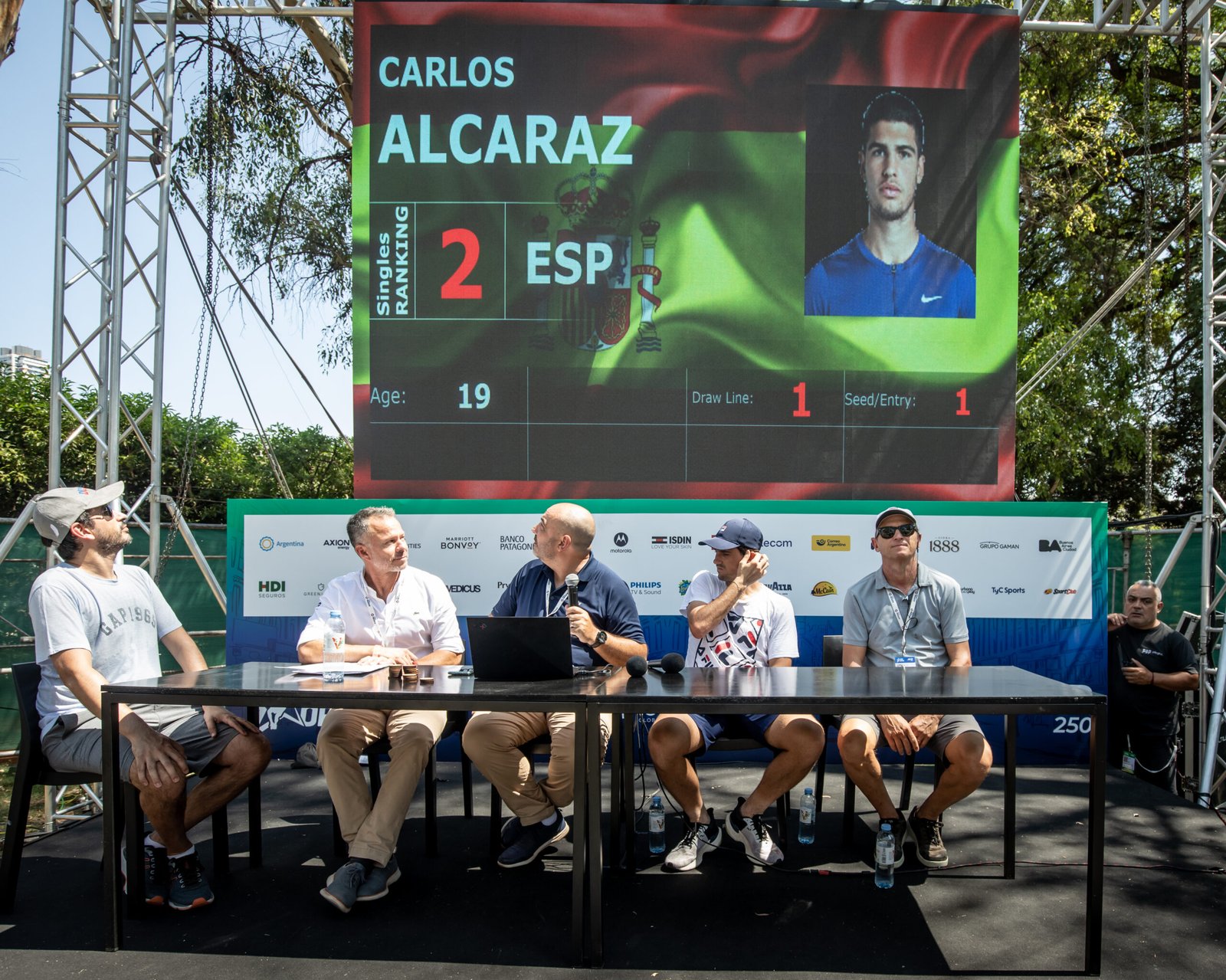 El español Carlos Alcaraz, número dos del mundo, parte como máximo favorito de la edición 23 del Argentina Open