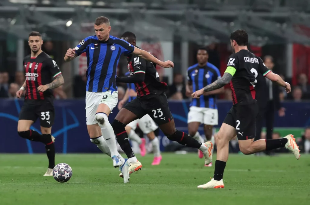  El delantero bosnio del Inter aseguró que "todo el equipo estaba motivado. No pasa cada año que juegues semifinales de Champions"