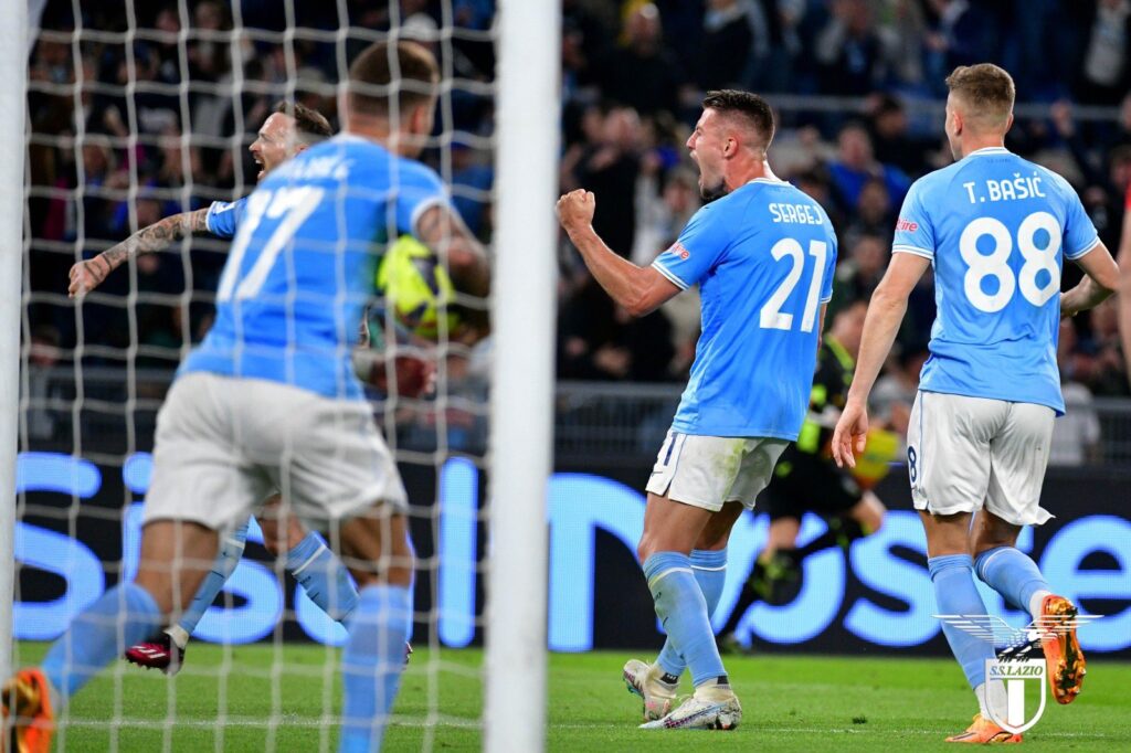 Lazio empata con Lecce y se complica en la pelea por Europa - @OfficialSSLazio