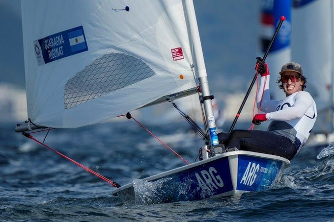 Guaragna Rigonat, mejor argentino tras nueva jornada de regatas en Francia