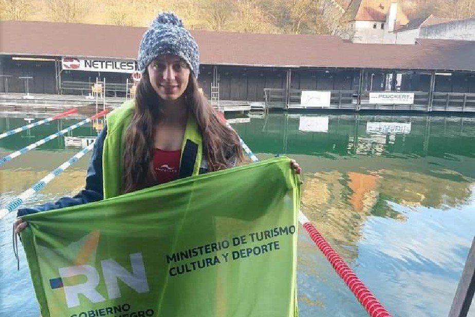 Ailén Lascano Micaz nadará la "Milla Helada" este fin de semana en el Morenito de Bariloche