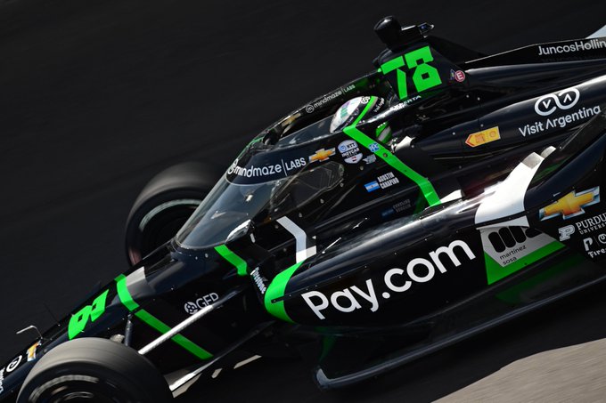 Canapino le toma examen al óvalo de Iowa en otra jornada del IndyCar