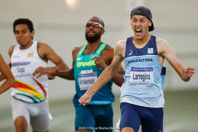 El velocista bonaerense Elián Larregina conquistó medalla de oro en Irlanda