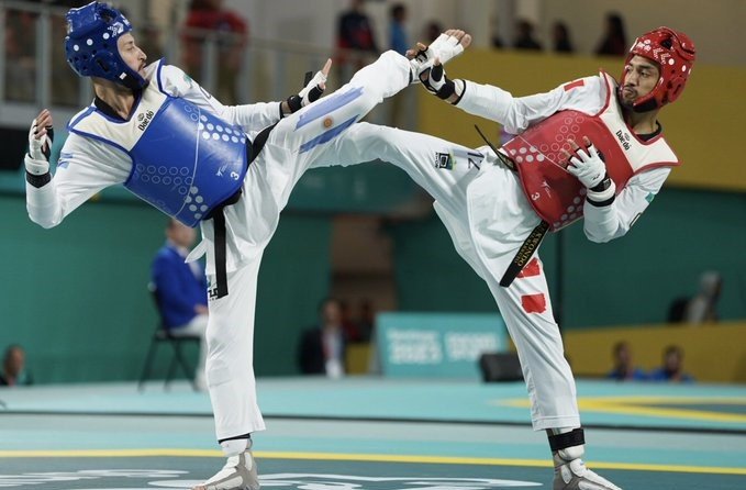 Lucas Guzmán se queda con la medalla de plata en taekwondo