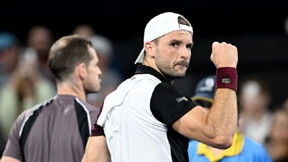 Dimitrov se recupera contra Murray en Brisbane