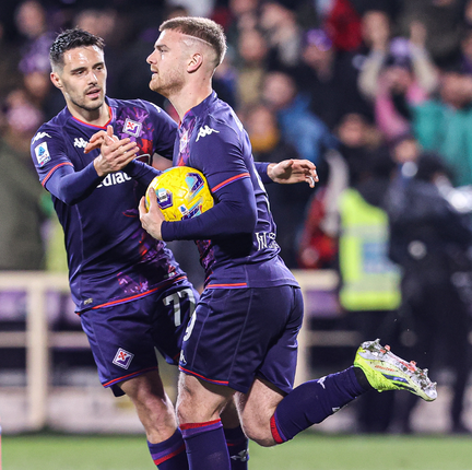 Beltrán convirtió para Fiorentina en el empate ante Udinese por la Serie A