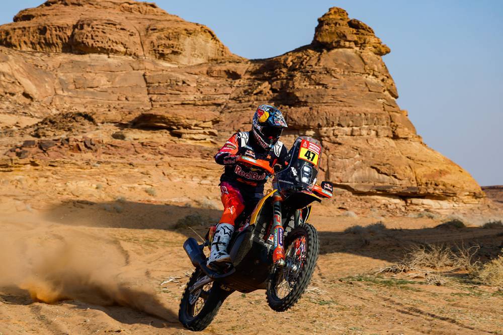 Kevin Benavides ocupa el séptimo lugar en el Dakar la primera etapa