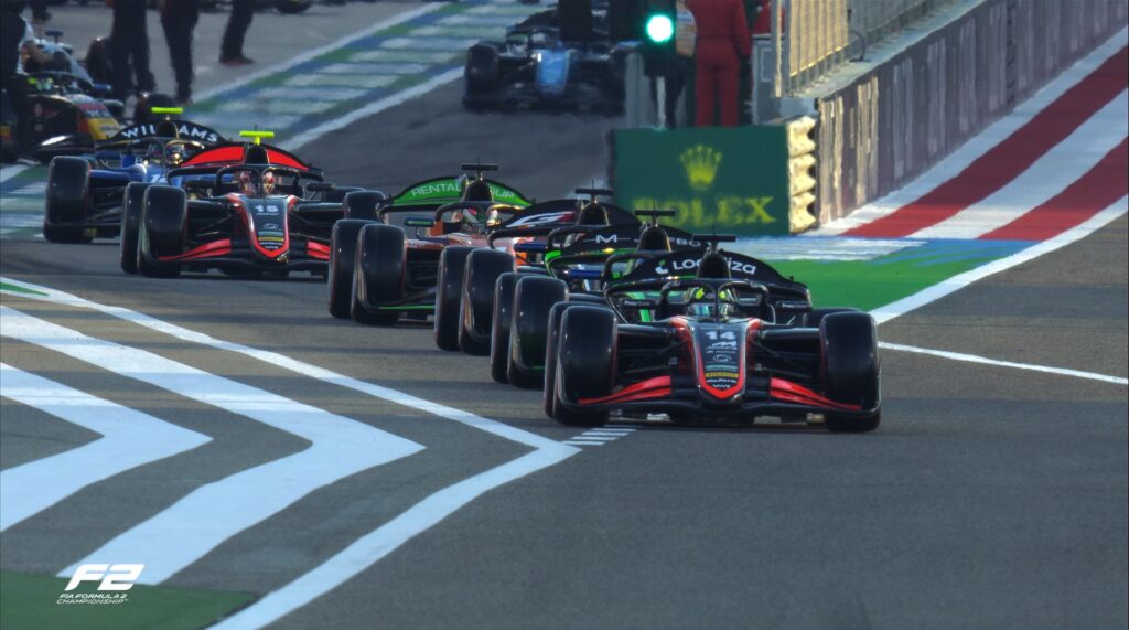 Colapinto logró el puesto 16 en la clasifcación de la F2 en Bahrein