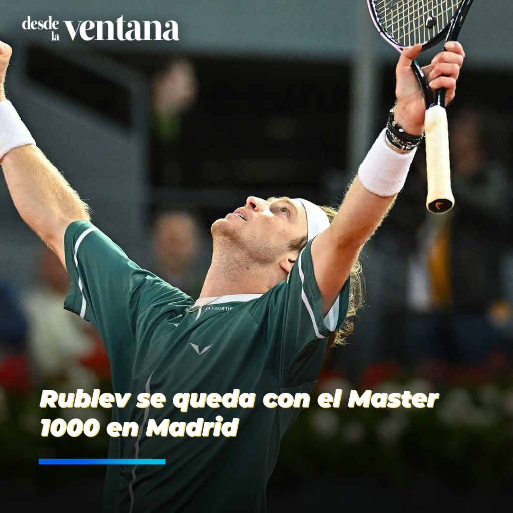 Rublev se queda con el Masters 1000 en Madrid