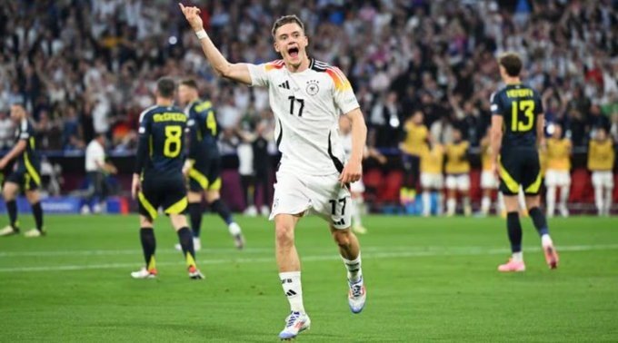 Alemania aplastó a Escocia en el partido inaugural de la Eurocopa