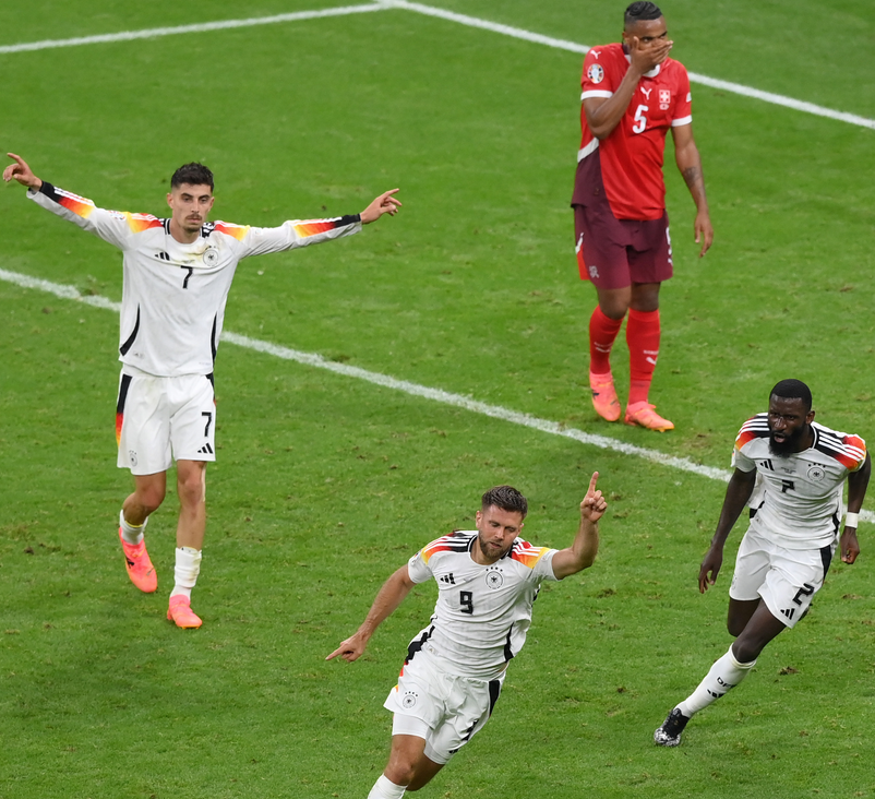 Alemania empató contra Suiza por la Eurocopa