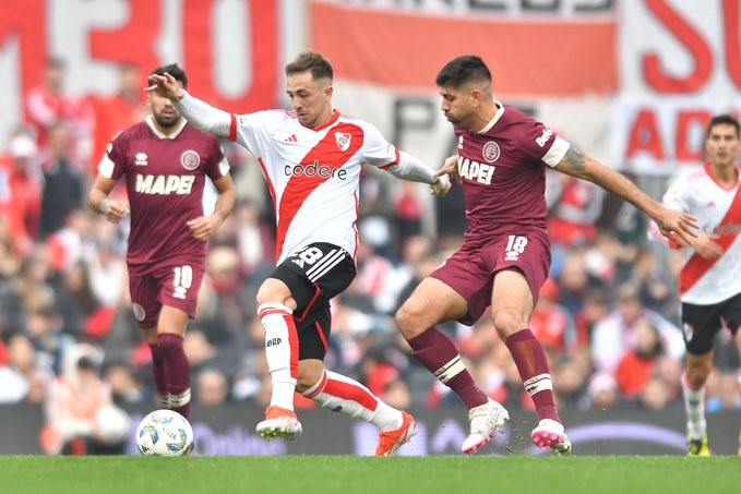 River le empata a Lanús en última jugada