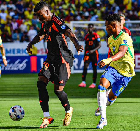 Colombia empató contra Brasil por la Copa América