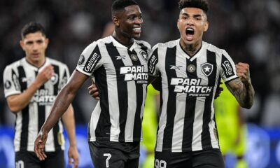Botafogo gana el primer chico ante Palmeiras