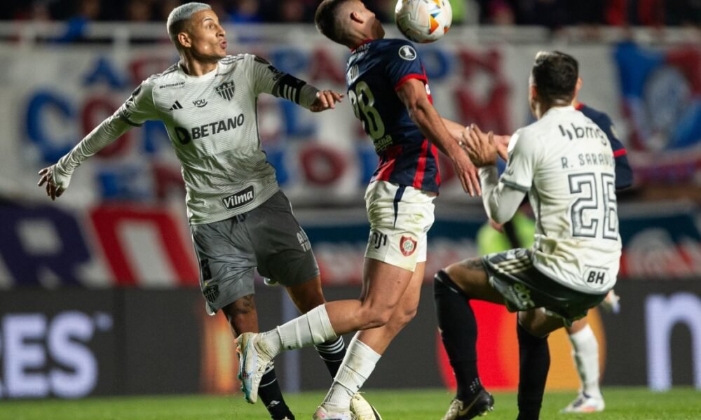 San Lorenzo empató, 1 a 1, contra Atlético Mineiro por el partido de ida de los octavos de final de la Copa CONMEBOL Libertadores.