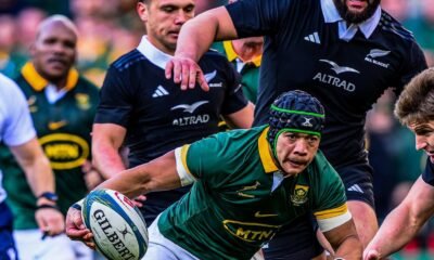 Sudáfrica refuerza su liderato en el Rugby Championship con una victoria sobre Nueva Zelanda (Photo by Grant Pitcher/Gallo Images)