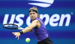 Karolina Muchova, conocida por su origen futbolístico, demostró una vez más que el tenis es su verdadera pasión.