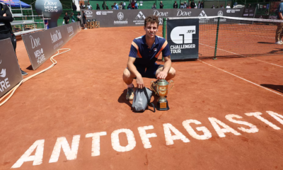 Juan Manuel Cerúndolo celebra en el Challenger de Antofagasta y sueña con volver al top 100