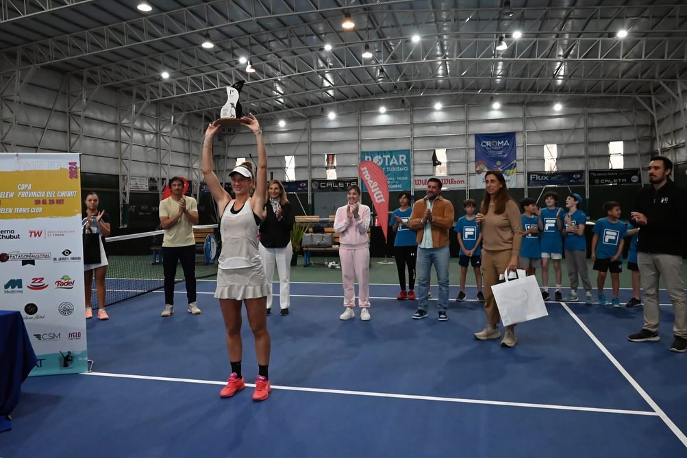 Victoria Bosio se consagra campeona del W15 Trelew II con una victoria contundente