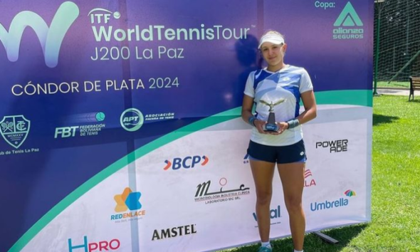 Sol Larraya Guidi campeona del J200 ITF Cóndor de Plata en La Paz, Bolivia