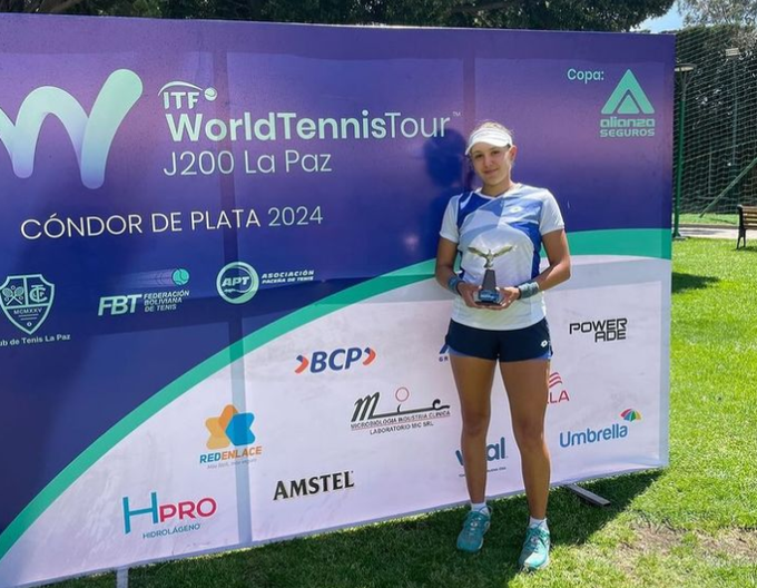 Sol Larraya Guidi campeona del J200 ITF Cóndor de Plata en La Paz, Bolivia