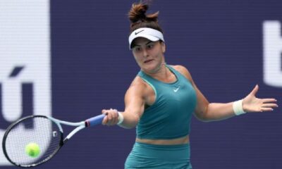 Bianca Andreescu avanza a los cuartos de final del Toray Pan Pacific Open 2024 tras el retiro de Haddad Maia