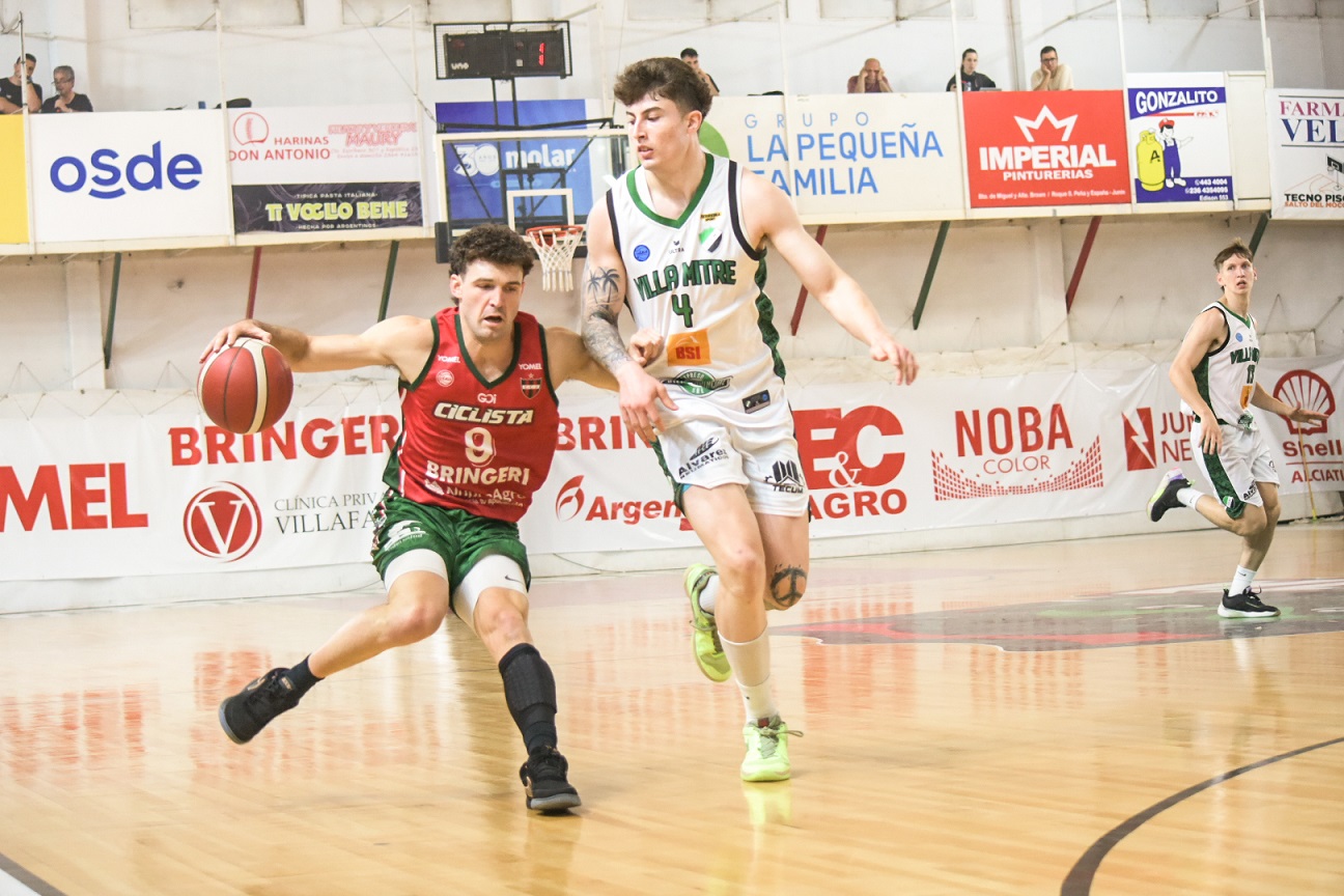 Ciclista Juninense aprovechó la vuelta al Parque Ángel Larrea para reponerse tras una seguidilla de caídas en la Liga Argentina de Básquet.