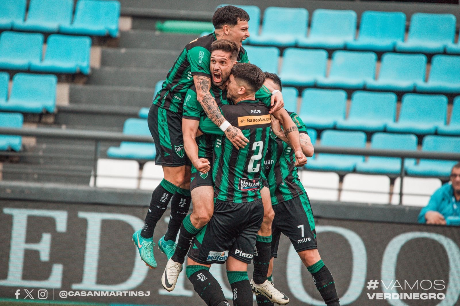 San Martín de San Juan logró el segundo ascenso a la Primera División 2025 tras vencer 2-0 a Gimnasia de Mendoza en la final del Reducido de la Primera Nacional 2024.