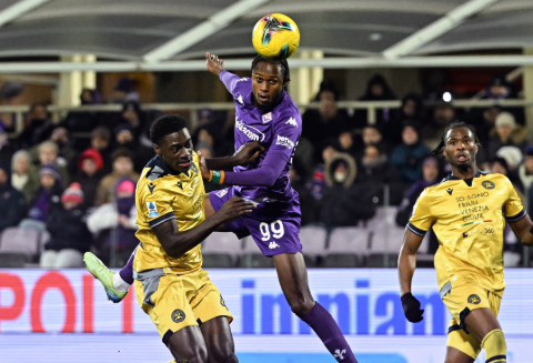 Udinese dio vuelta el partido y venció 2-1 a Fiorentina