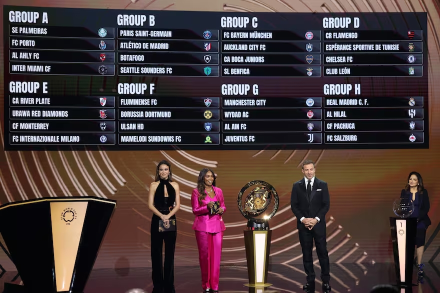 Definidos los grupos para el Mundial de Clubes 2025