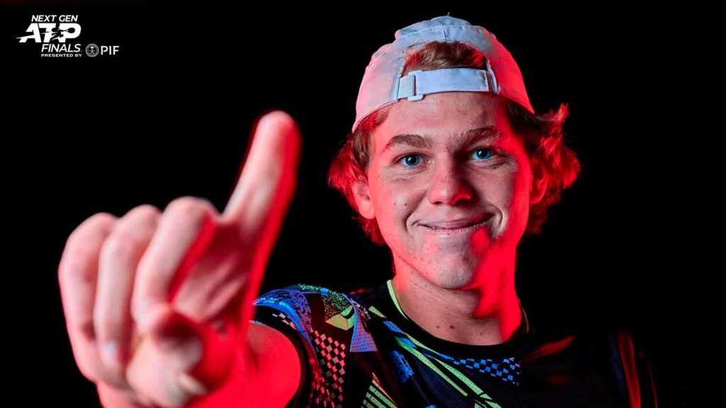 Álex Michelsen regresa a las Next Gen ATP Finals con la mira en mejorar su rendimiento tras un 2024 espectacular