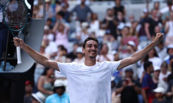Lorenzo Sonego alcanza los cuartos de final del Australian Open por primera vez