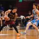 Lanús se hizo fuerte en casa y, en un partido muy luchado, venció a Racing de Chivilcoy por 62-56 para quedarse con el primer punto de la Final de la Conferencia Sur.