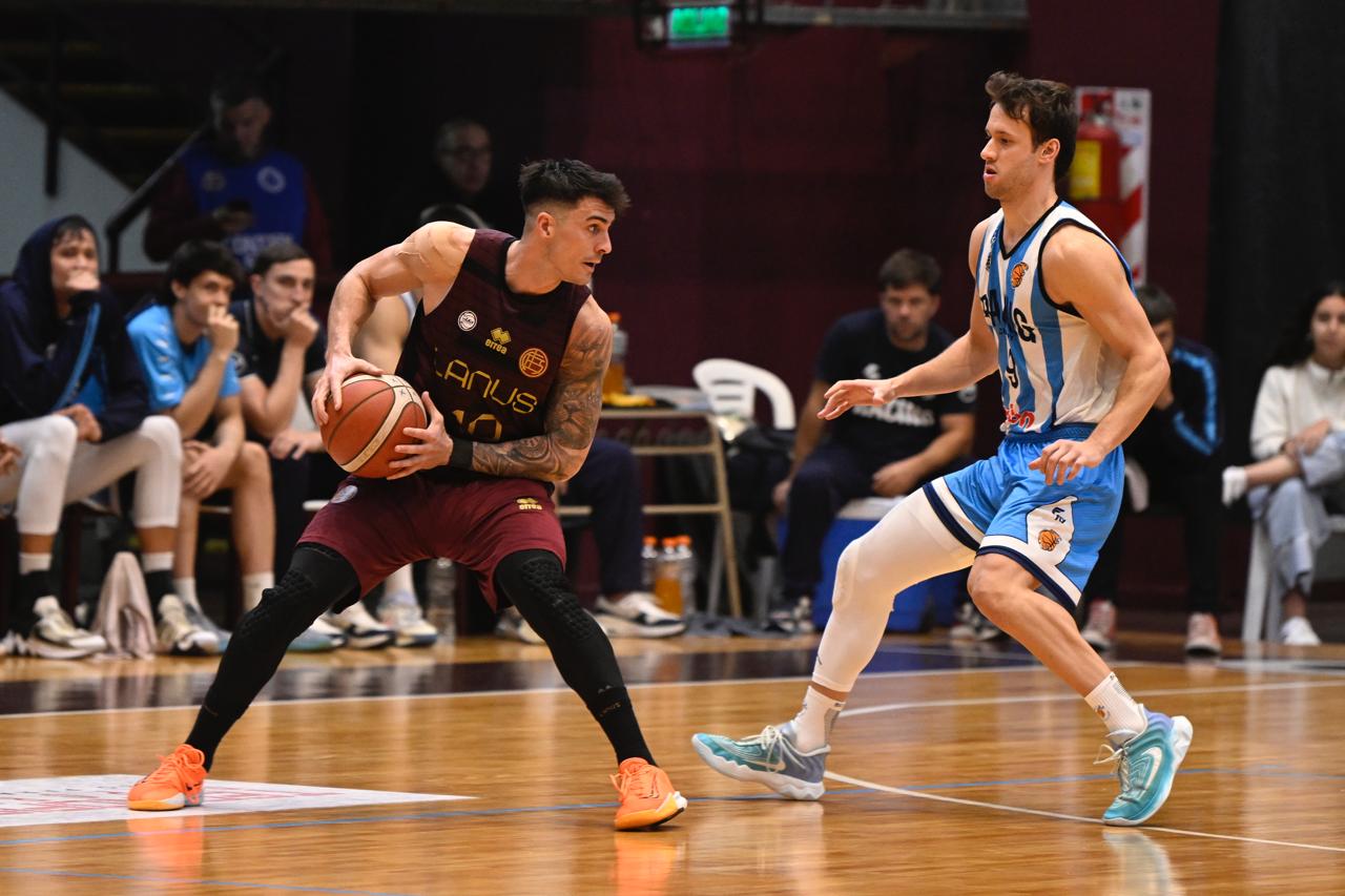 Lanús se hizo fuerte en casa y, en un partido muy luchado, venció a Racing de Chivilcoy por 62-56 para quedarse con el primer punto de la Final de la Conferencia Sur.