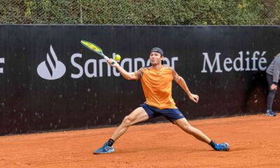 Collarini, Rodríguez Taverna y Barrena sueñan con el título en el Tucumán Lawn Tennis Club.