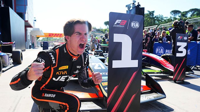 Fórmula 3 Imola: Santiago Ramos se lleva la carrera principal