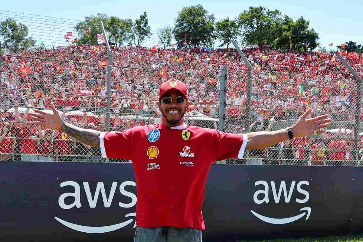 Hamilton emocionado en Imola: “Sentí lo mismo que al ver correr a Schumacher”