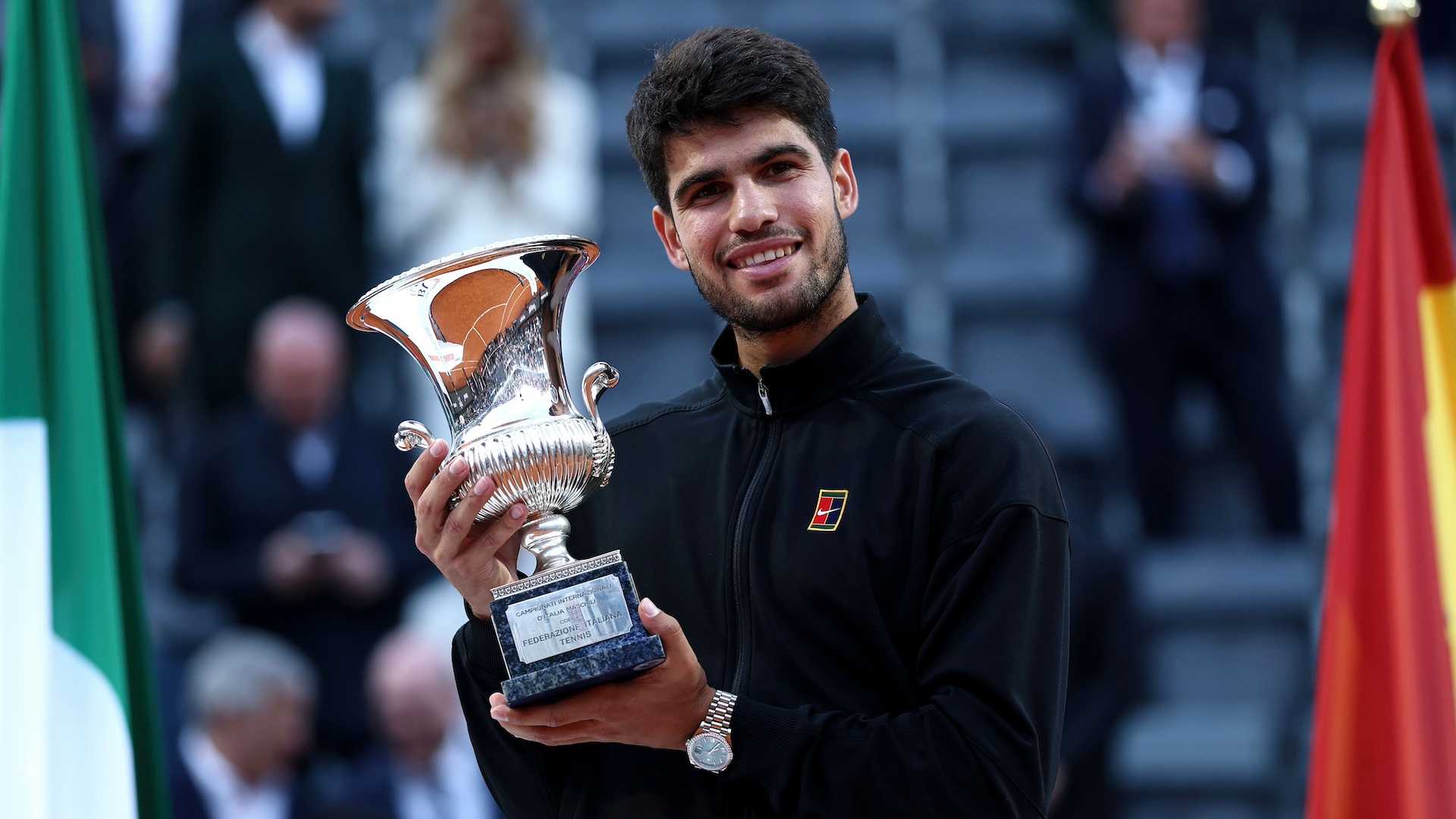 Carlos Alcaraz campeón en Roma 2025