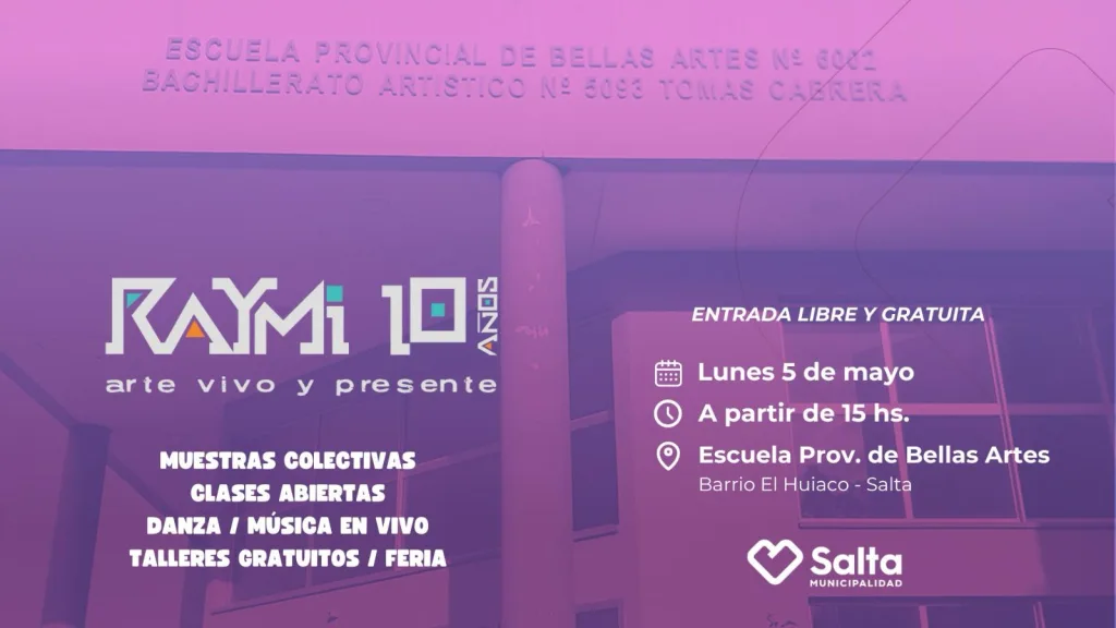 "Raymi: Arte Presente y Vivo", una fiesta cultural para celebrar el arte y la educación en El Huaico