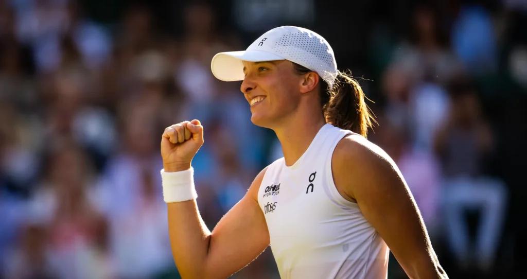 Iga Swiatek jugará su primera final de Wimbledon tras barrer a Belinda Bencic con un contundente 6-2, 6-0.