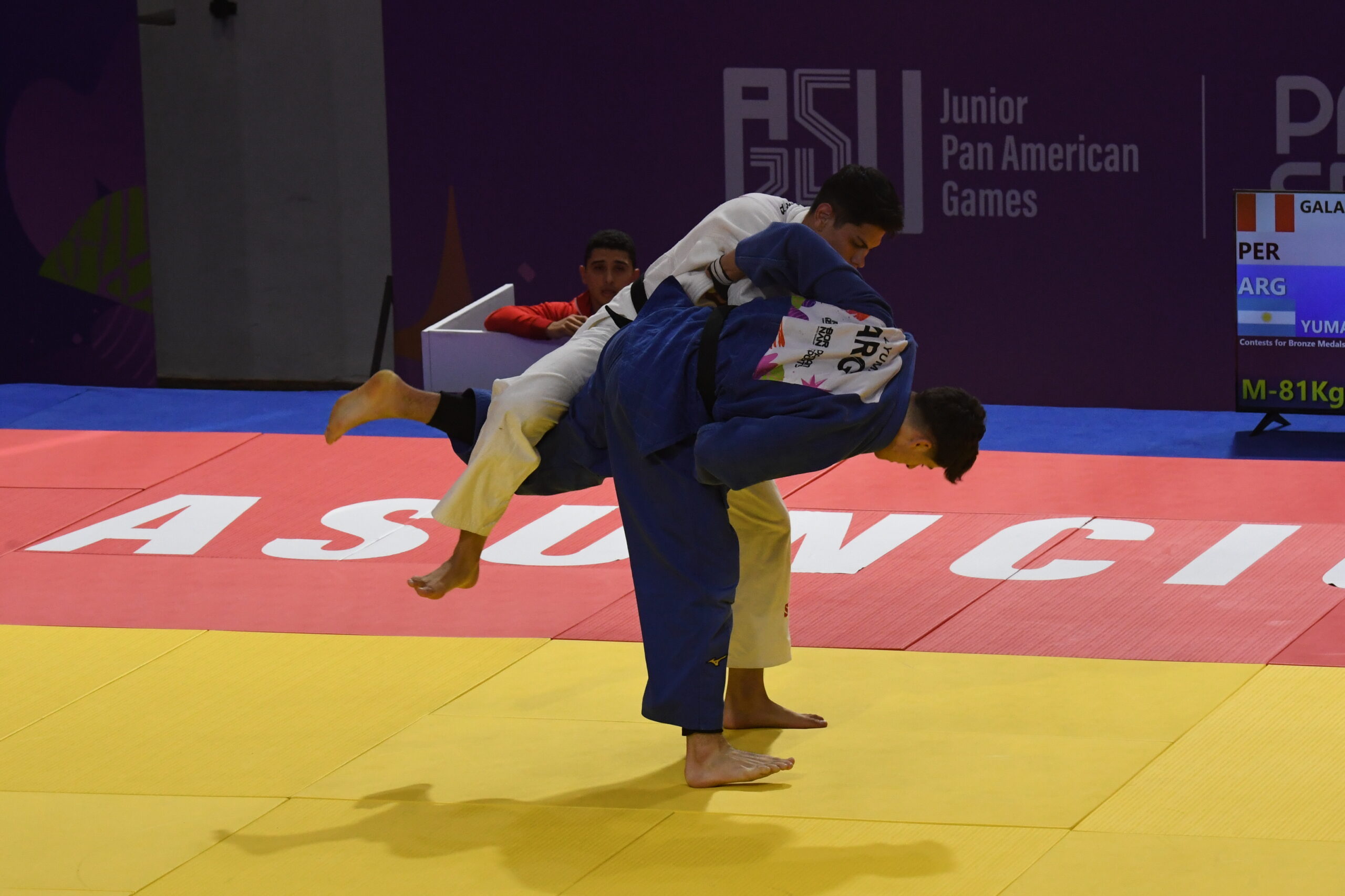 Alem Amado Yuma le dio al judo argentino su primera medalla en ASU2025.