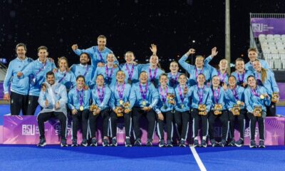 Con goles de Lourdes Pisthon y Lara Casas, Las Leoncitas vencieron 3-0 a Estados Unidos y lograron el oro en Asunción 2025.