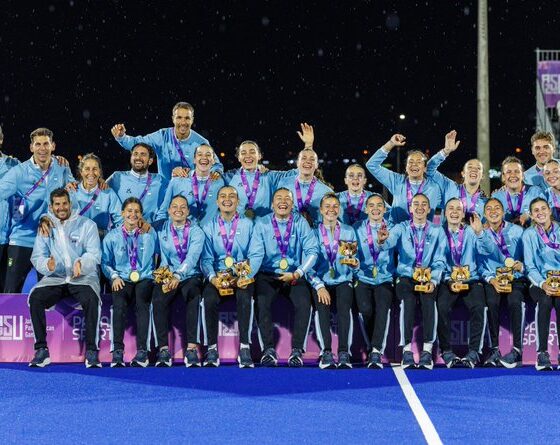 Con goles de Lourdes Pisthon y Lara Casas, Las Leoncitas vencieron 3-0 a Estados Unidos y lograron el oro en Asunción 2025.